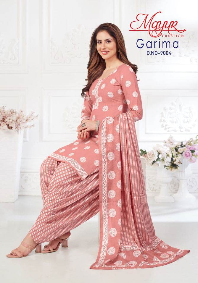 Garima Vol 9 By Mayur Cotton Printed Dress Material Wholesale Market In Surat
